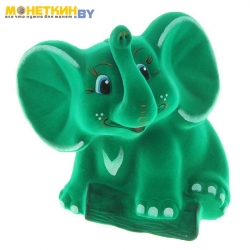 Копилка «Слон» зеленый (все оттенки)