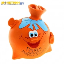 Копилка «Весёлый мешок: прием денег круглосуточно!» оранжевая